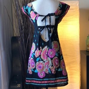 Floral Tie Back Dress
